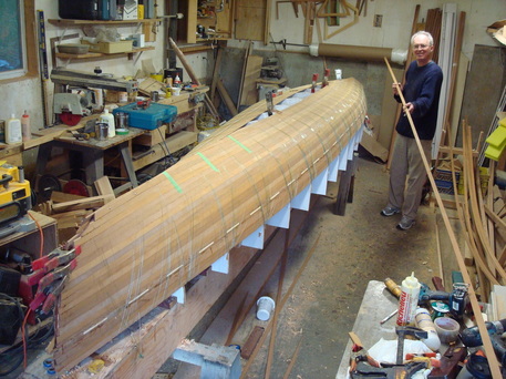 long cedar strip boat